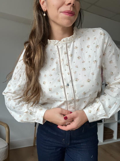 Blouse à fleurs Lise