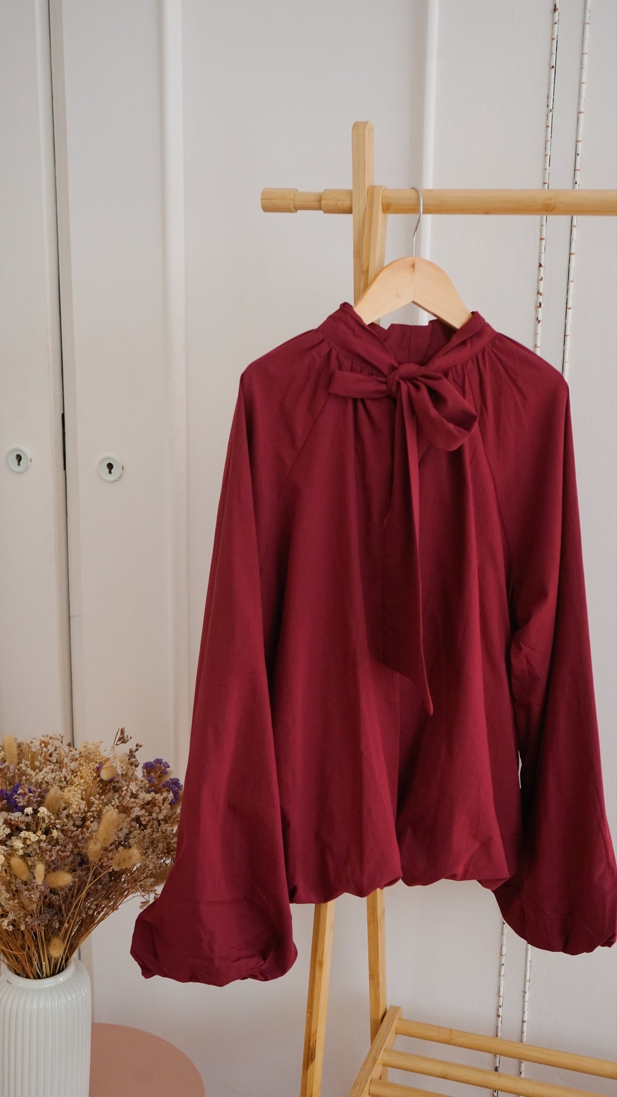 Blouse Mahé bordeaux