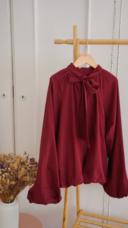 Blouse Mahé bordeaux