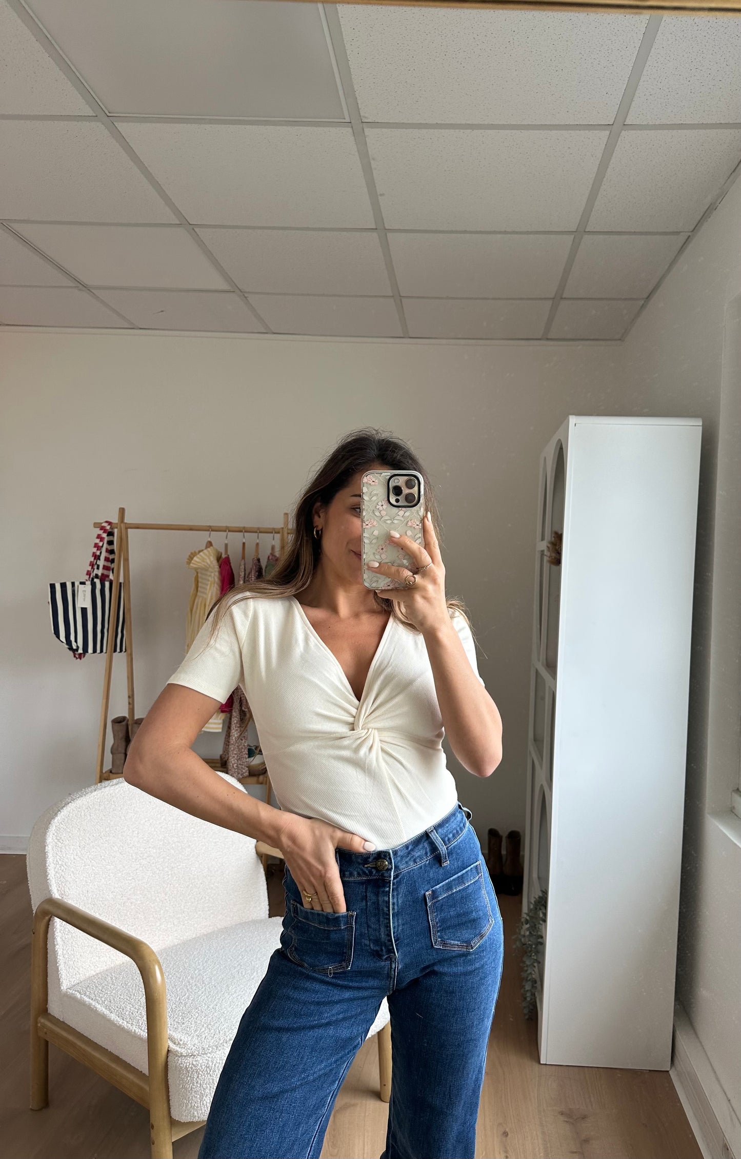 Tee-shirt écru Ysé