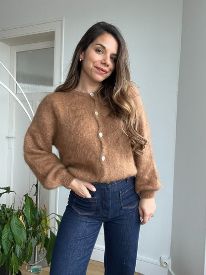 Maille en laine Bianca camel