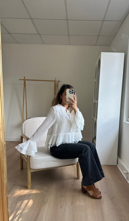 Blouse Aria ecrue