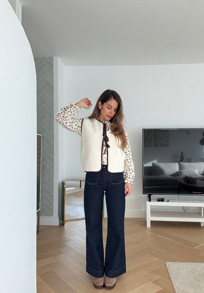 Gilet Berger à noeud Claudia