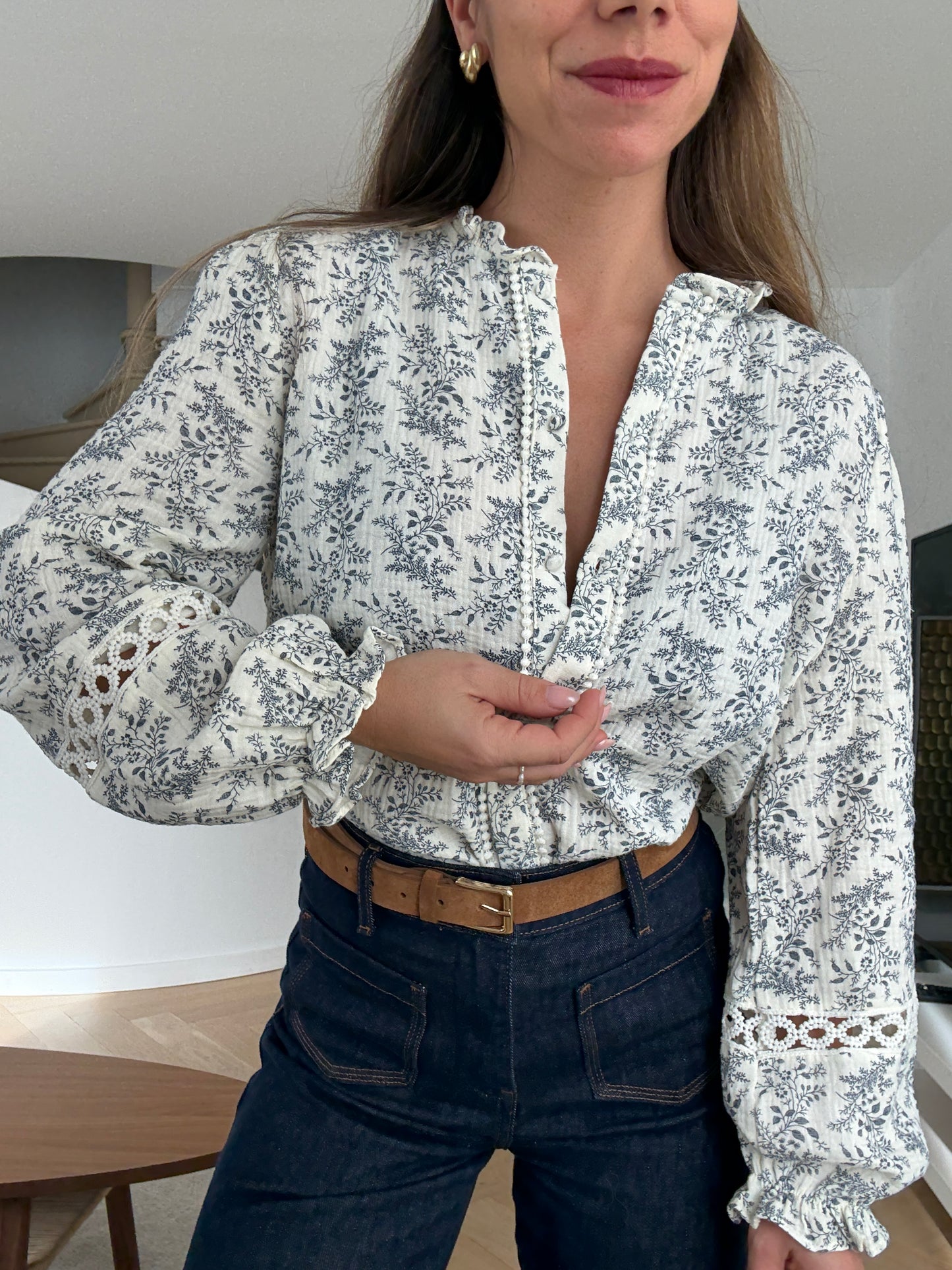 Blouse Emma fleurie