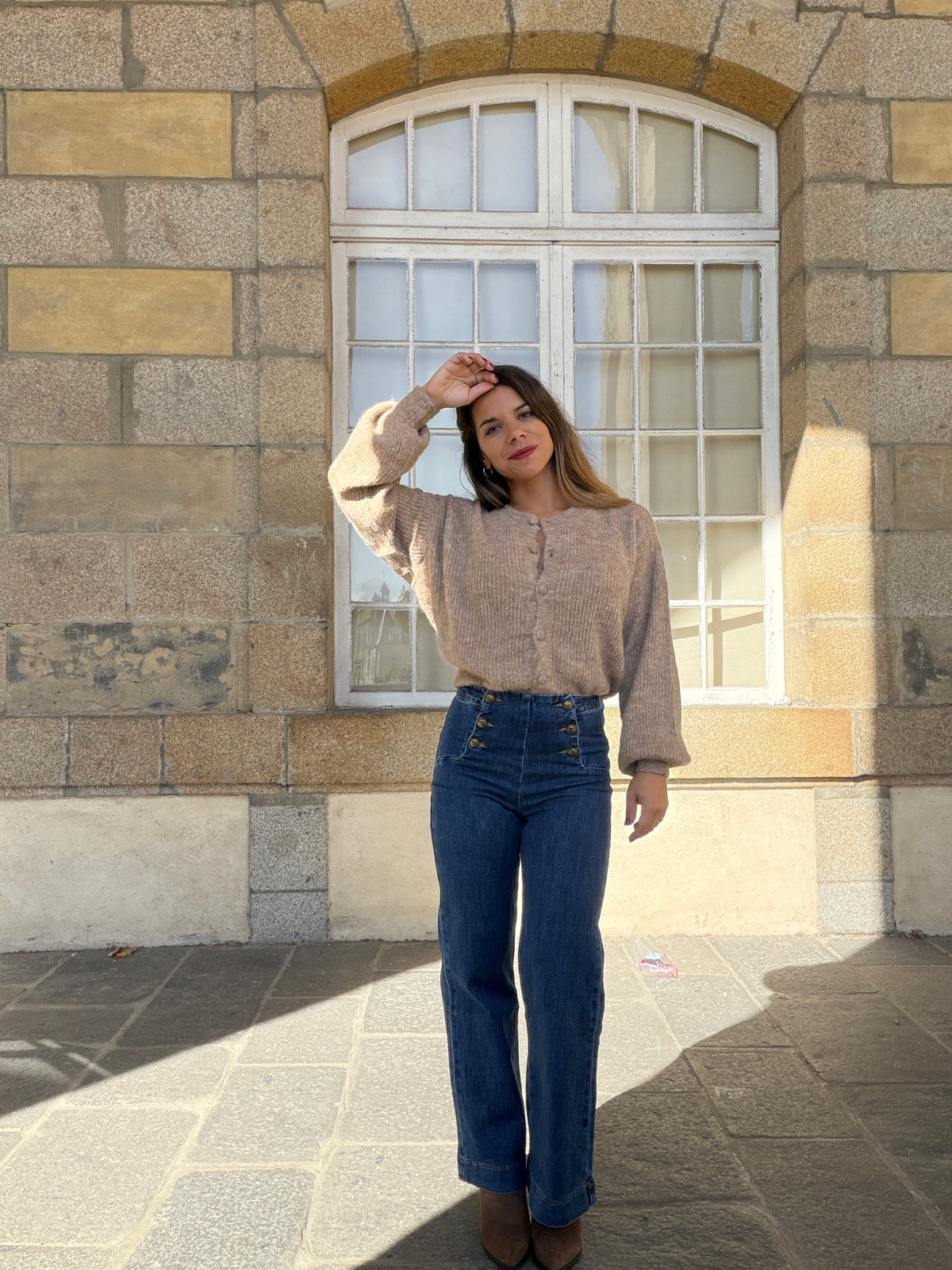 Cardigan Lise Camel