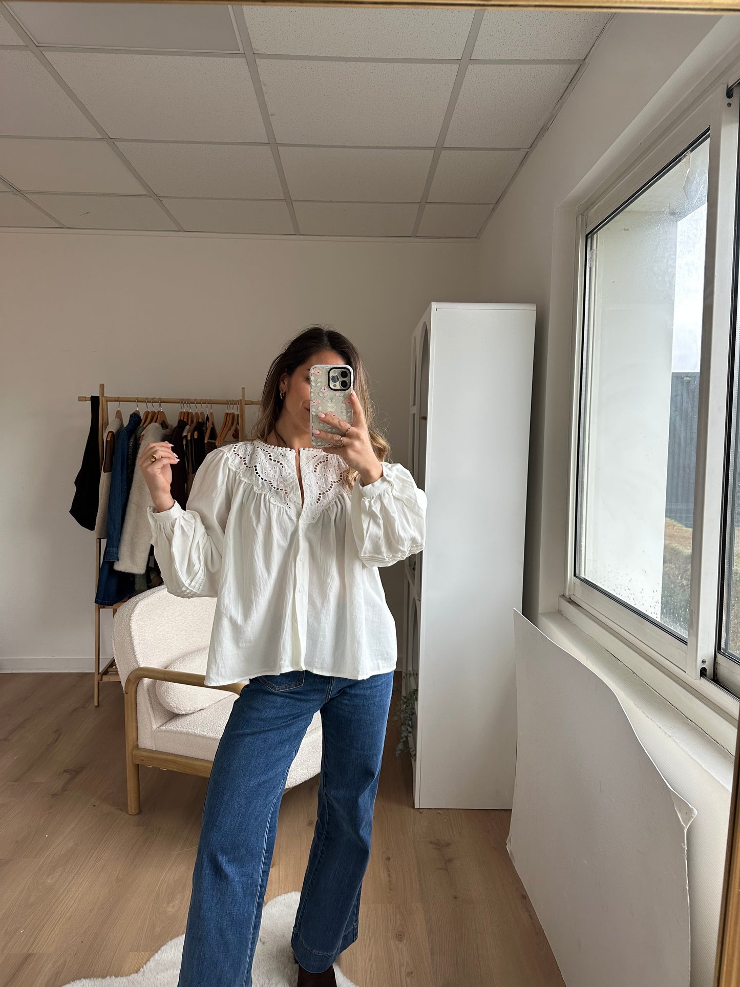 Blouse blanche ample Pia