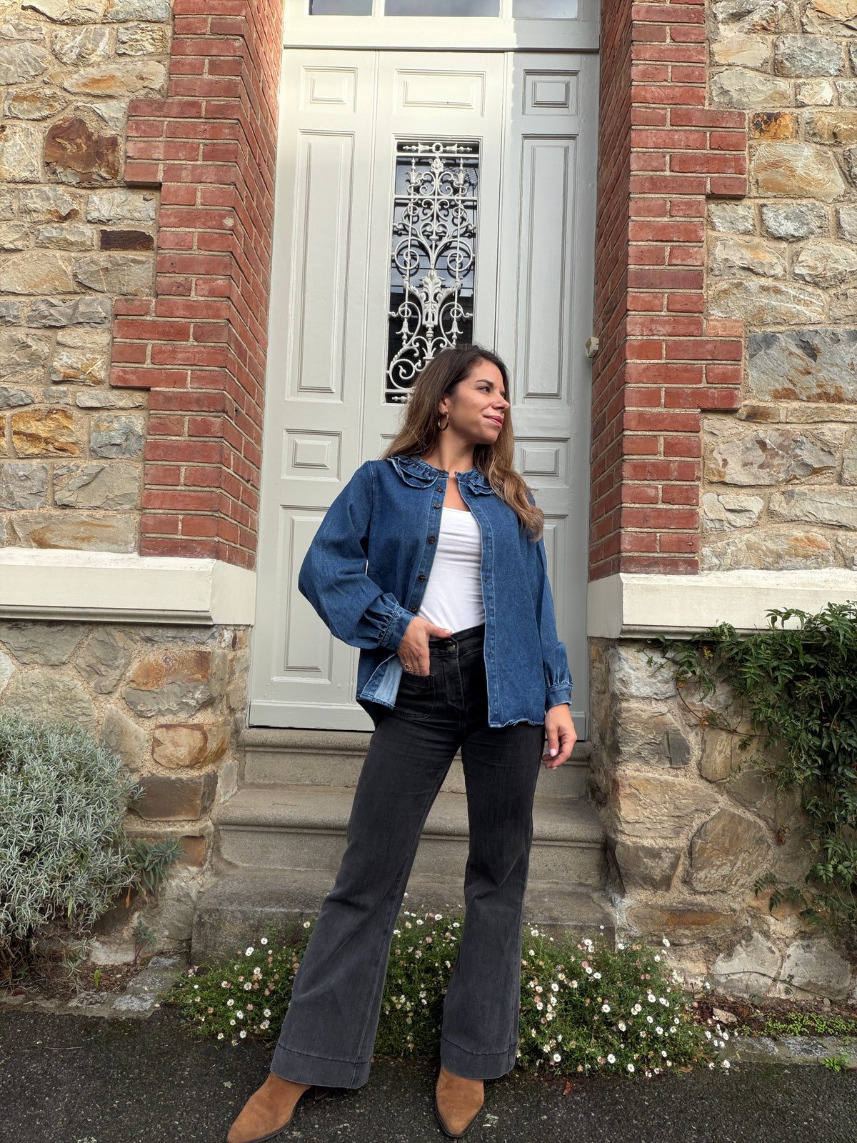Blouse Jade en denim