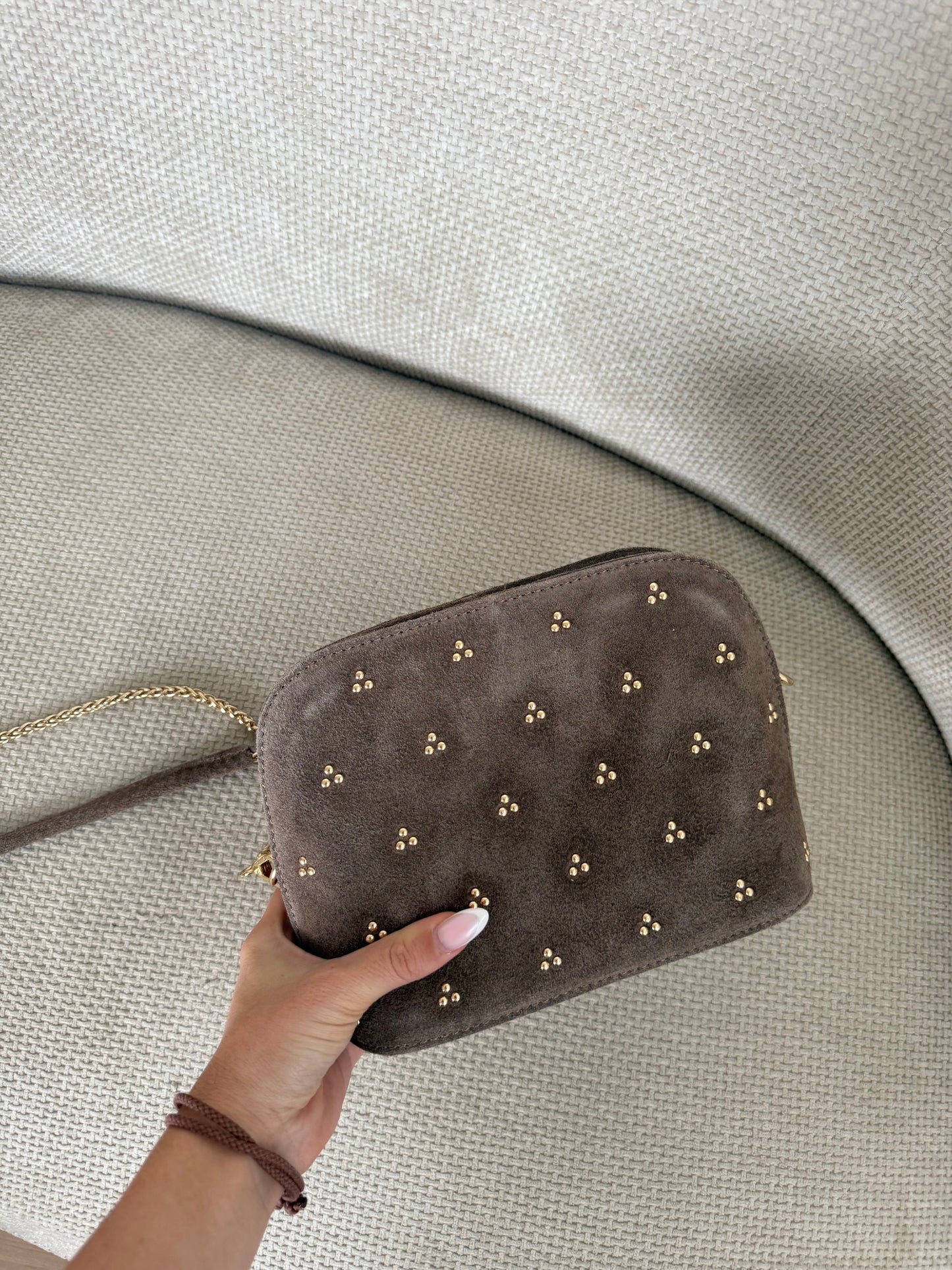 Sac à main Iris taupe