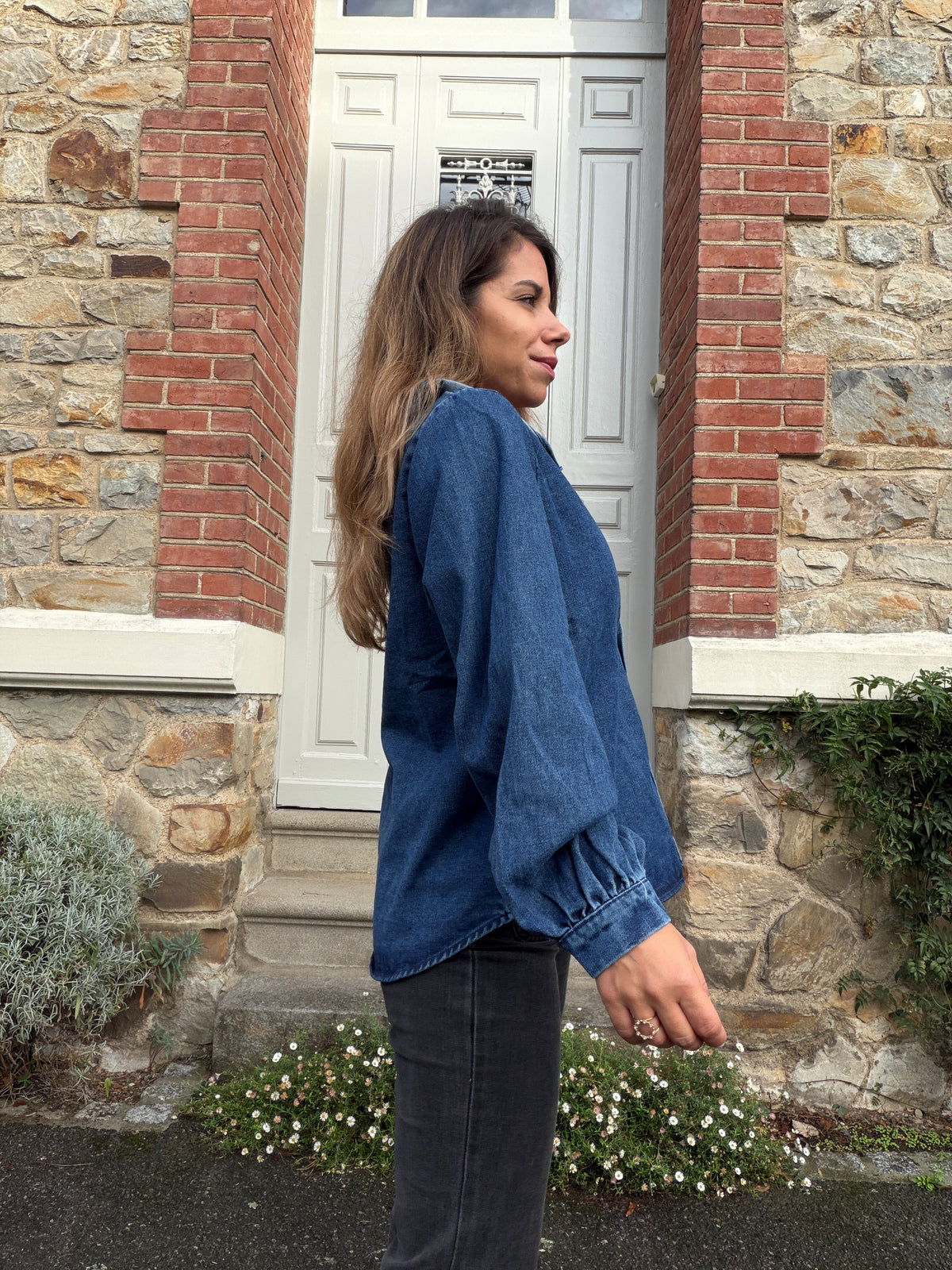 Blouse Jade en denim