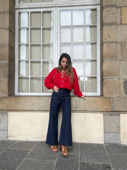 Cardigan Charlie rouge