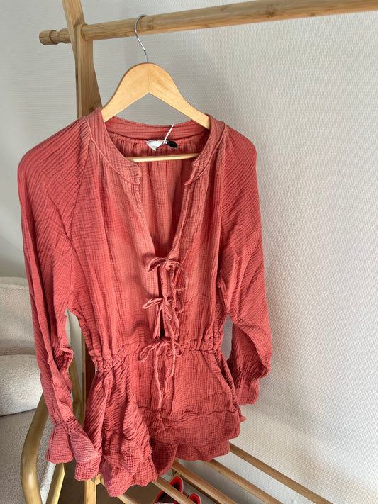 Combinaison terracotta