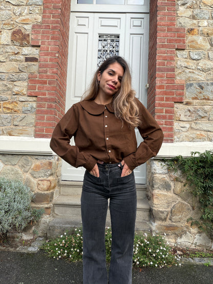 Blouse chocolat Jena
