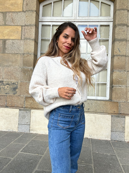 Cardigan Irène beige