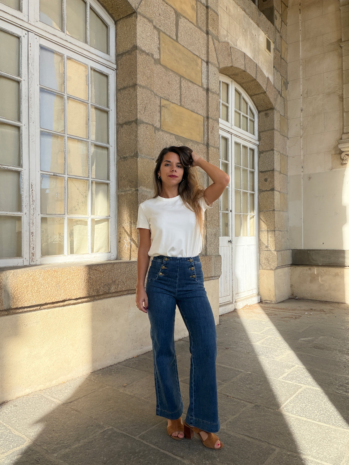Jean Victorine denim foncé