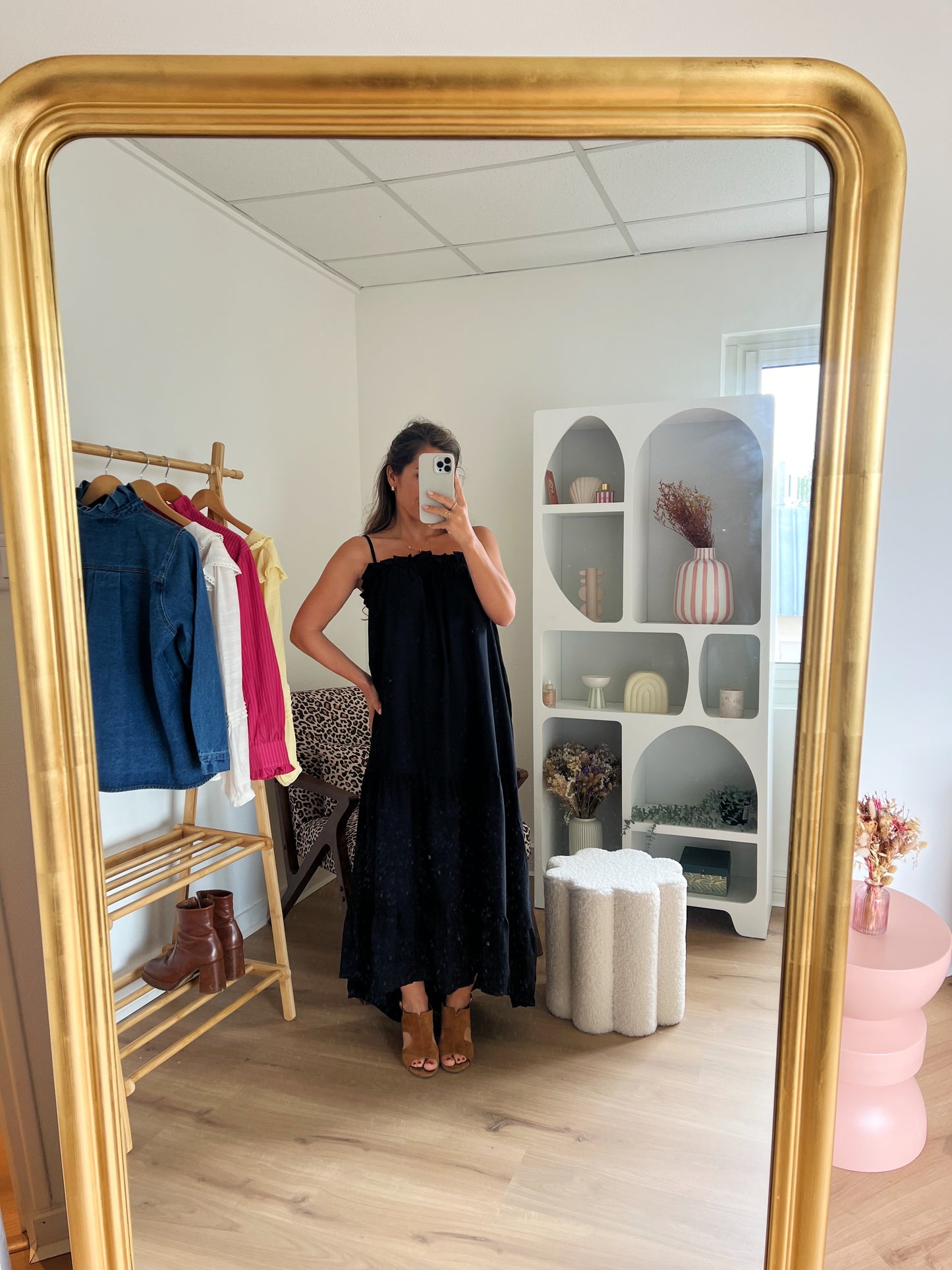 Robe longue Jade noire