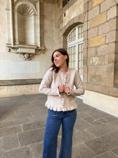 Cardigan Maxine taupe