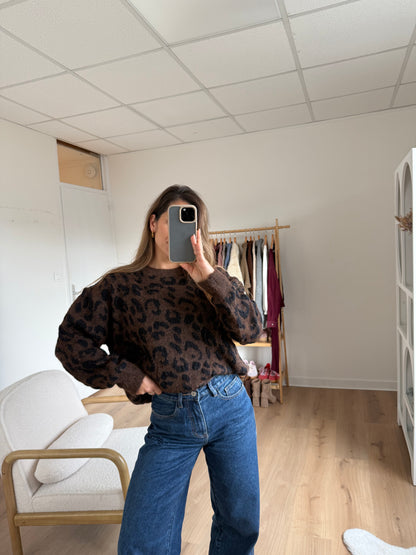 Pull Camille léopard