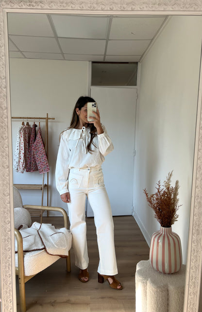Pantalon blanc Alix
