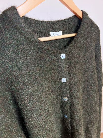 Cardigan Charlie kaki
