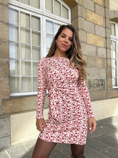 Robe courte à noeud Coline