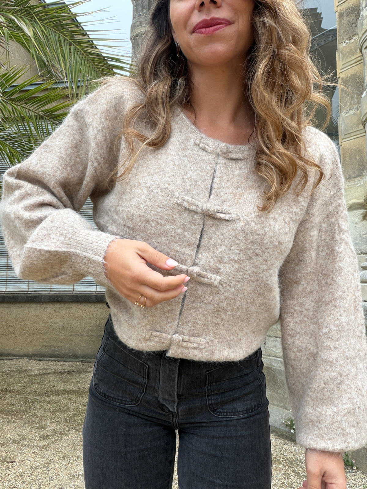Pull Octavia taupe