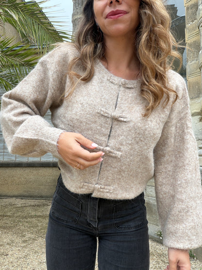 Pull Octavia taupe