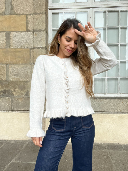 Cardigan Maxine écru
