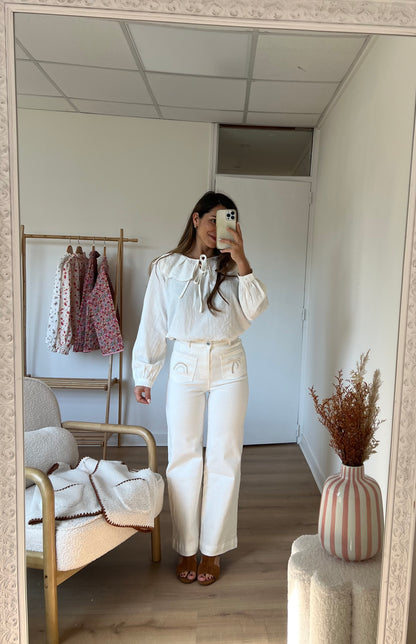 Pantalon blanc Alix