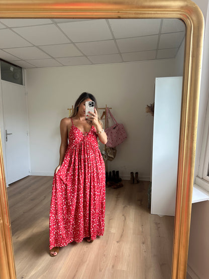 Robe longue fleurie Murcia