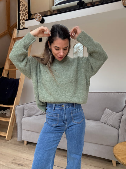 Pull Louise olive