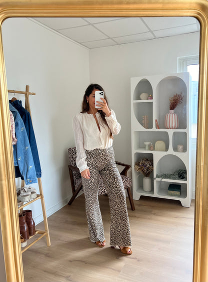 Jean flare léopard Alix