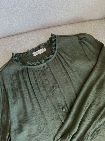 Blouse Catherine kaki