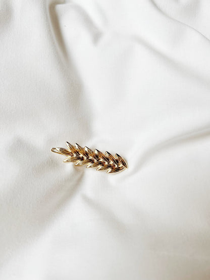 Barrette pour cheveux - feuilles