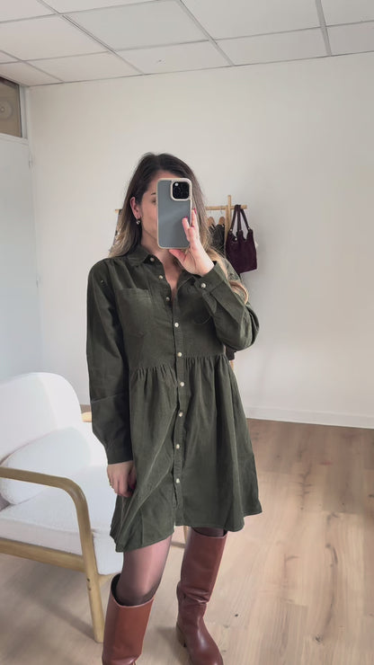 Robe Victoria kaki