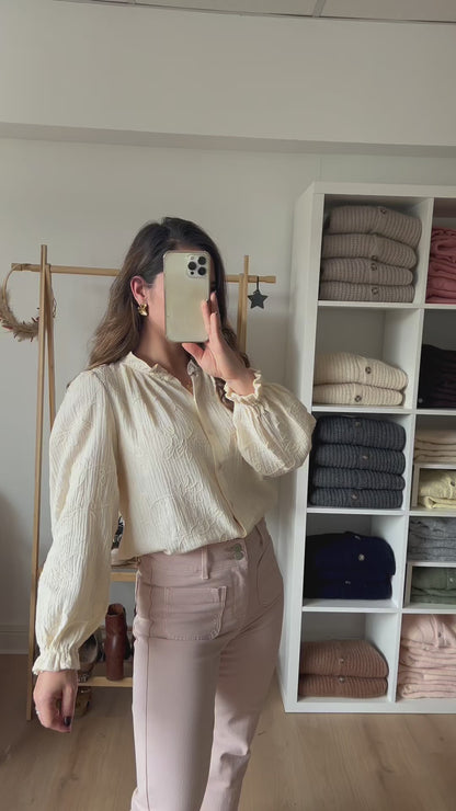Blouse écrue Chloé