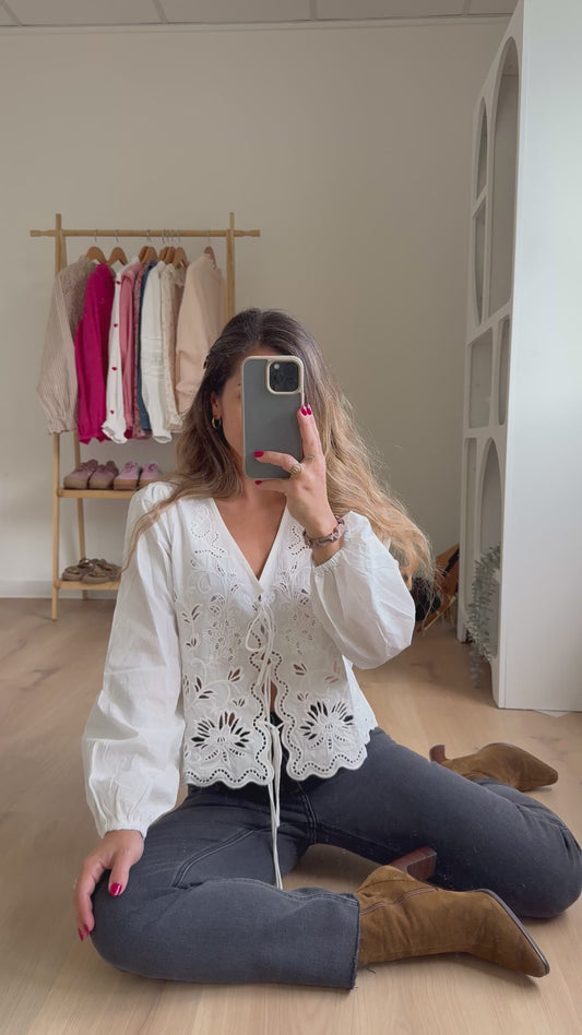 Blouse brodée Juliette