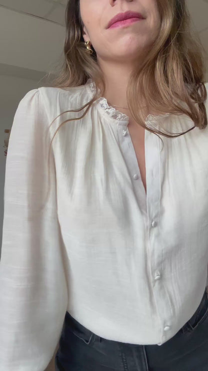 Blouse beige Catherine