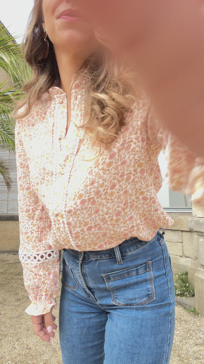 Blouse fleurie Daphné