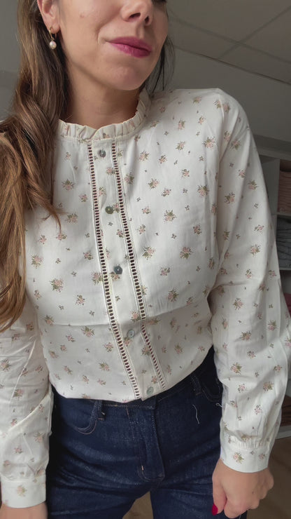 Blouse à fleurs Lise
