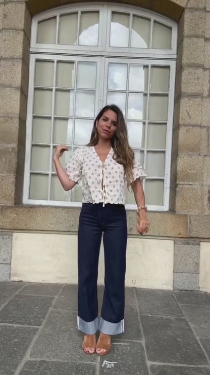 Top à noeuds Sidonie