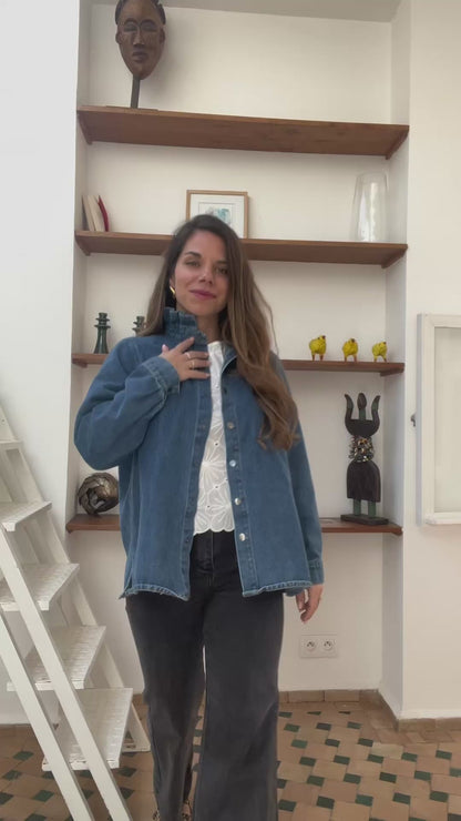 Veste en jean Céleste