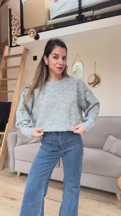 Pull Louise gris