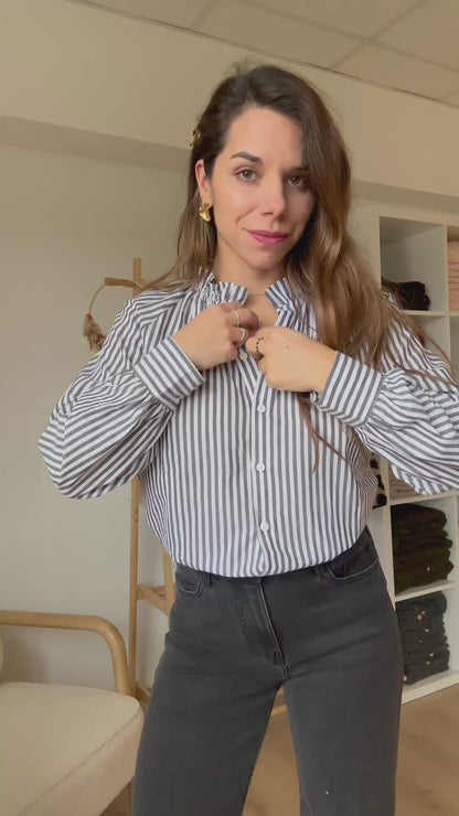 Blouse noire Hélèna