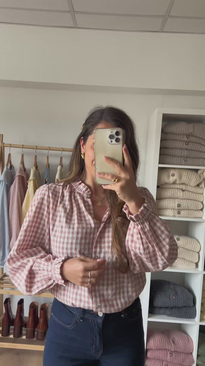 Blouse vichy Sixtine