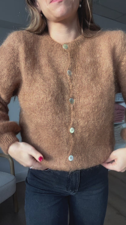 Maille en laine Bianca camel