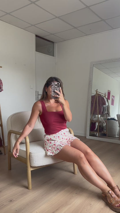 Short en gaze de coton Mona