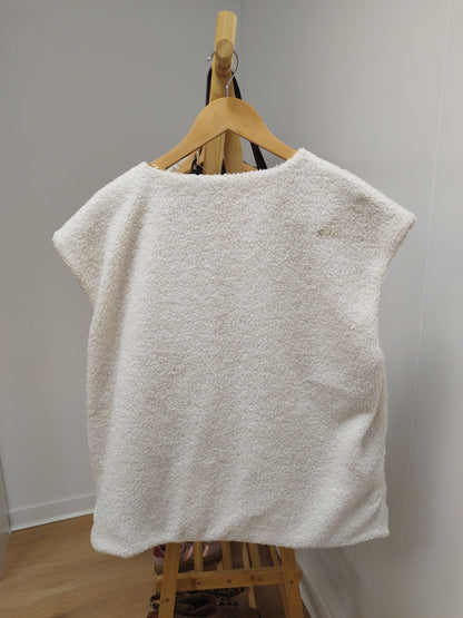 Les imparfaits : Gilet berger moka  Taille L/XL